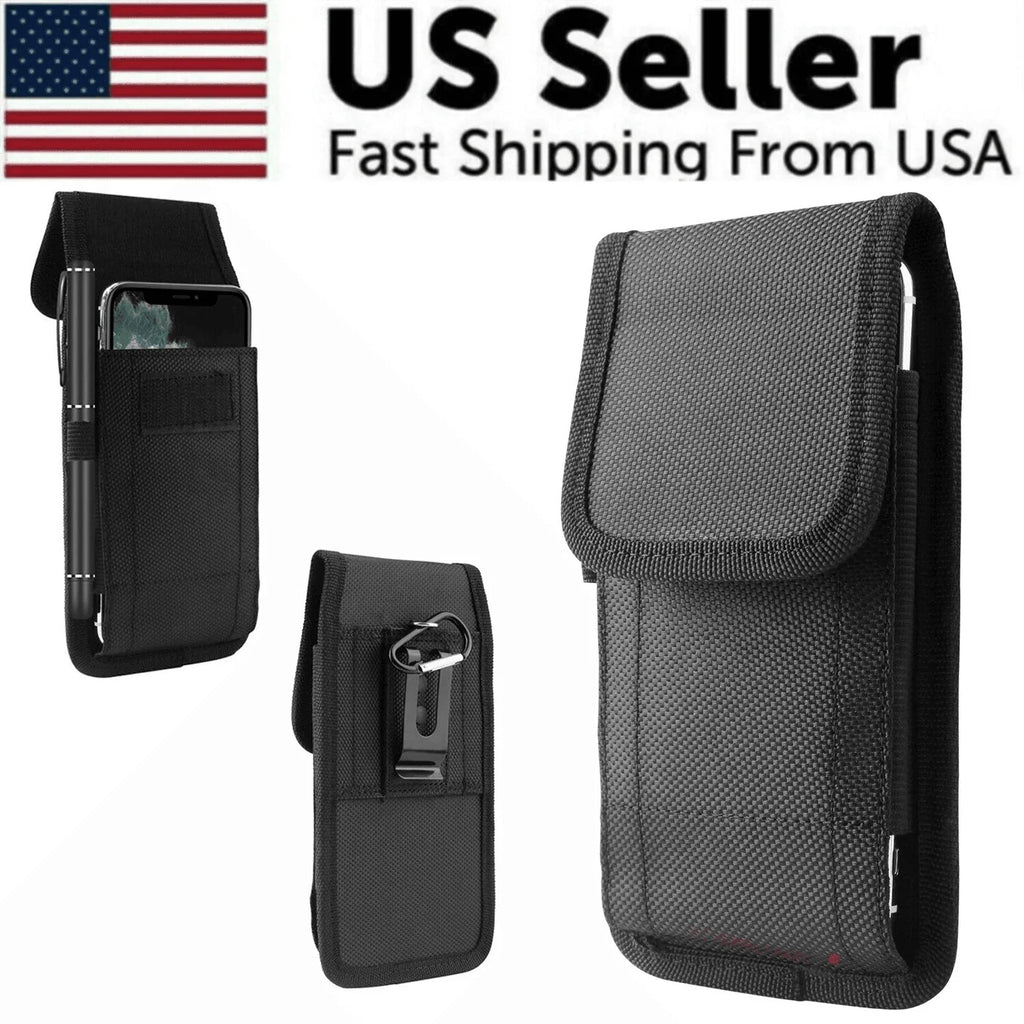Vertical Cell Phone Holster Pouch Wallet Case With Belt Clip For iPhone Samsung - Jewelry Store by Erik Rayo