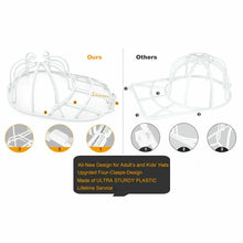 Load image into Gallery viewer, 3 Pack Hat Washer Baseball Cap Cleaner Machine Washing Cage Holder Frame Net New
