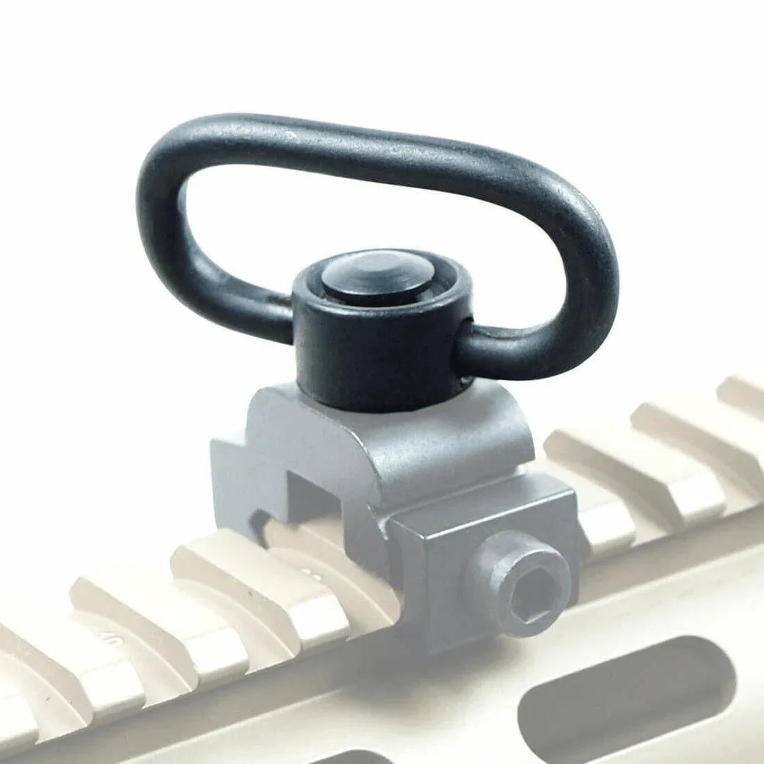 2PCS Heavy Duty Flush Push Button Quick Detach 1.25" Rifle QD Sling Swivel Mount - Jewelry Store by Erik Rayo