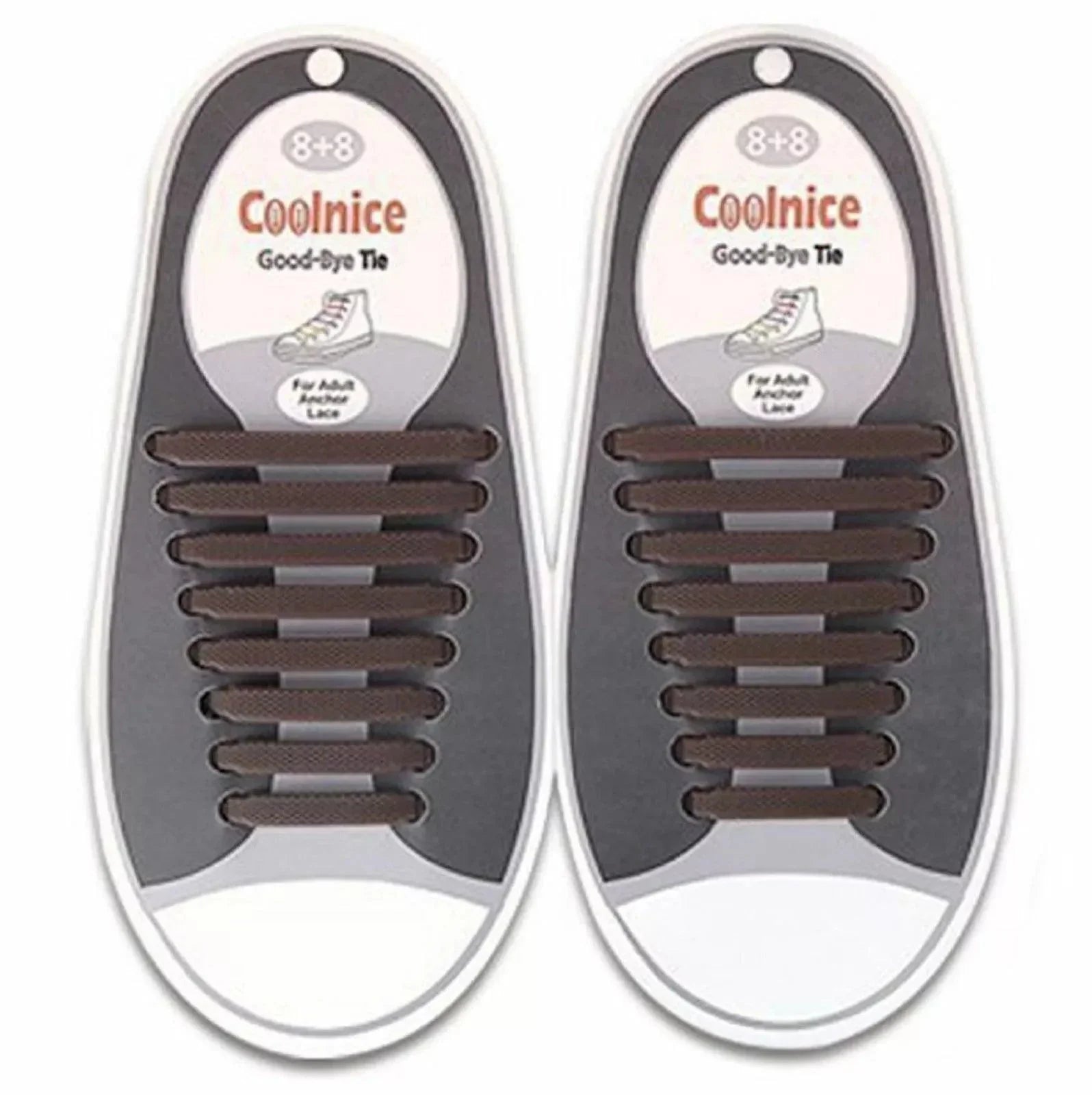 16Pcs Easy No Tie Shoelaces Elastic Silicone Flat Lazy Shoe Lace Strings Adult - Jewelry Store by Erik Rayo