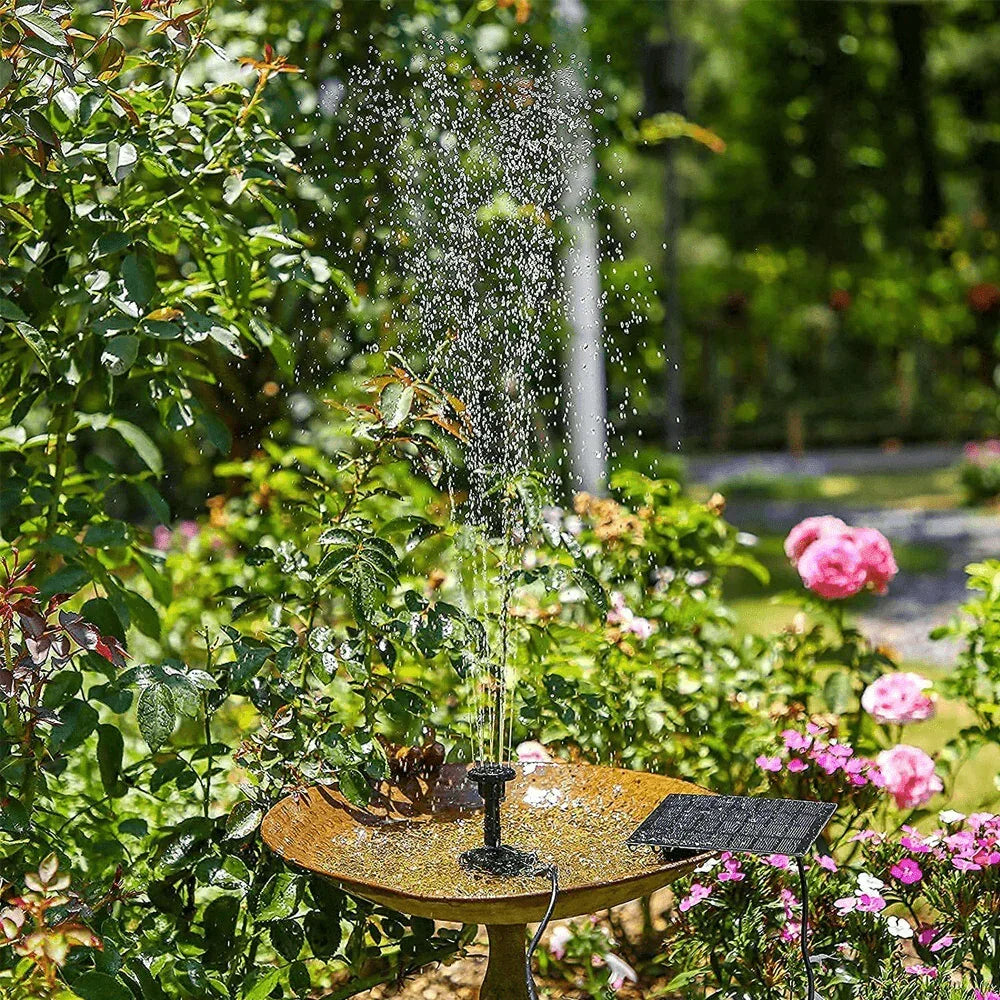 Solar Power Fountain Submersible Floating Water Pump Bird Bath Pond Garden Pool - Jewelry Store by Erik Rayo
