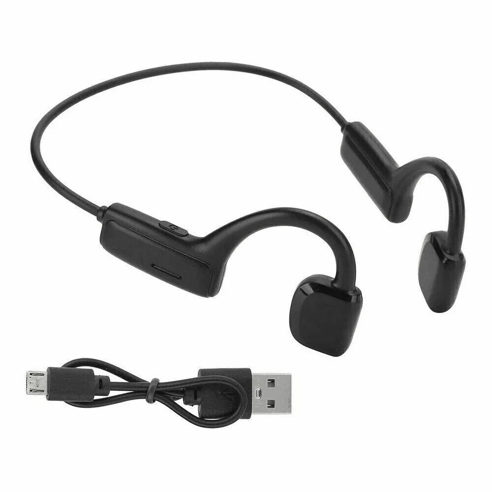 Bone Conduction Headphones Bluetooth 5.1 Wireless Earbuds Outdoor Sport Headset - Jewelry Store by Erik Rayo