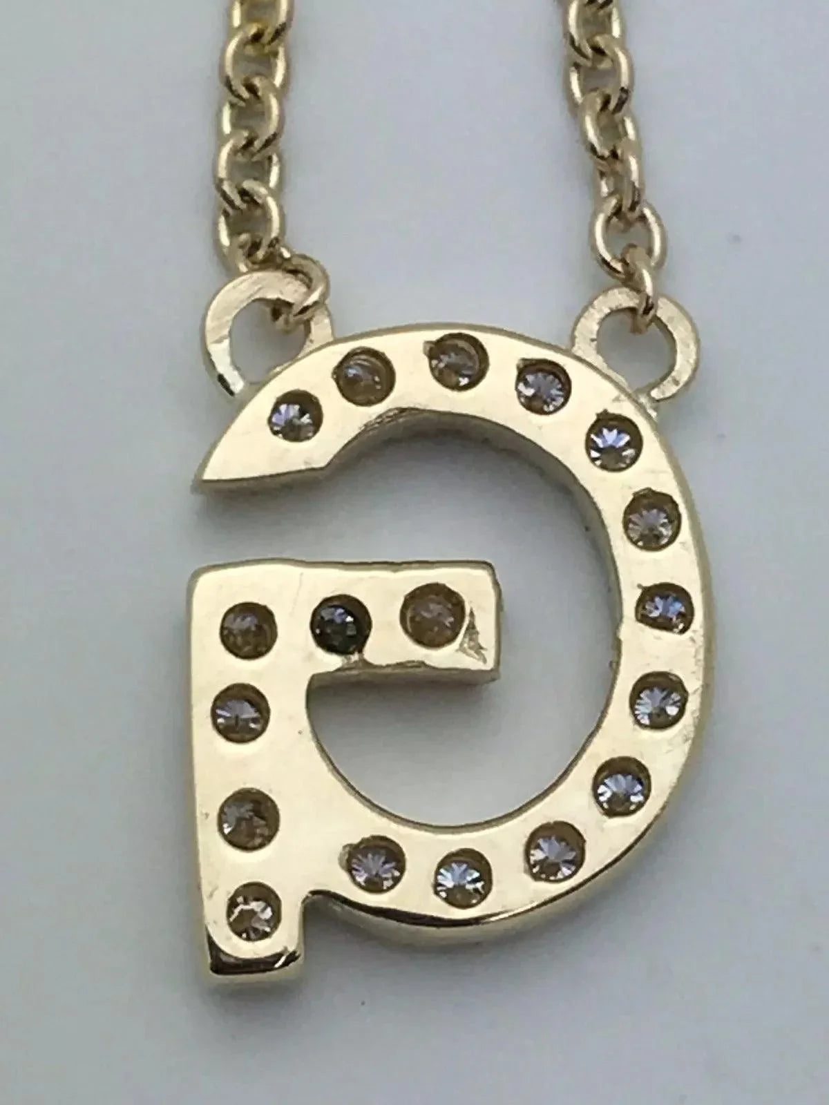 14k Yellow White or Rose Gold Diamond Initial Letter G Pendant Necklace 18" - Jewelry Store by Erik Rayo