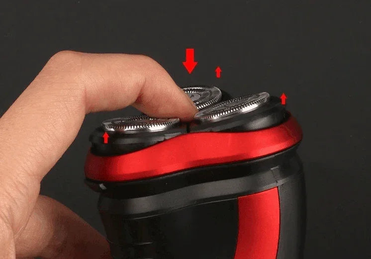Men's Razor Rotary Waterproof Electric Shaver Pop-Up Trimmer Wet Dry Cordless - Jewelry Store by Erik Rayo