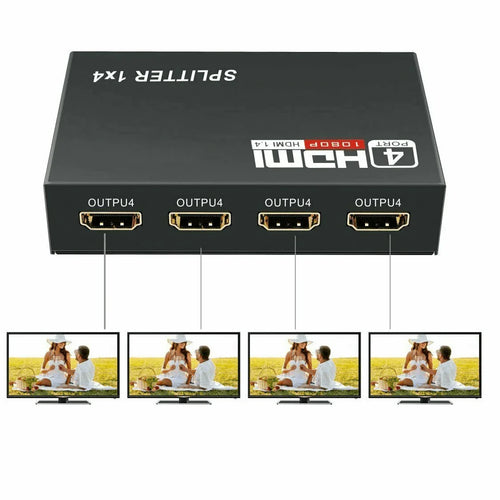 4 Port HDMI 4K Hub Multi Splitter & Amplifier For 3D HDTV 1080P 1X4 1 In 4 Out - Jewelry Store by Erik Rayo