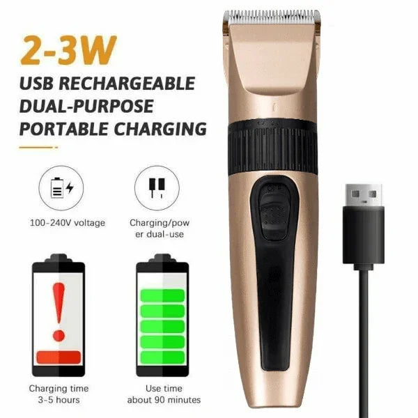 Professional Hair Clippers Trimmer Mens Barber Hair Cutting Kit Machine Cordless - Jewelry Store by Erik Rayo