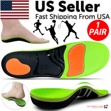 Load image into Gallery viewer, Orthotic Shoe Insoles Inserts Flat Feet High Arch Support For Plantar Fasciitis
