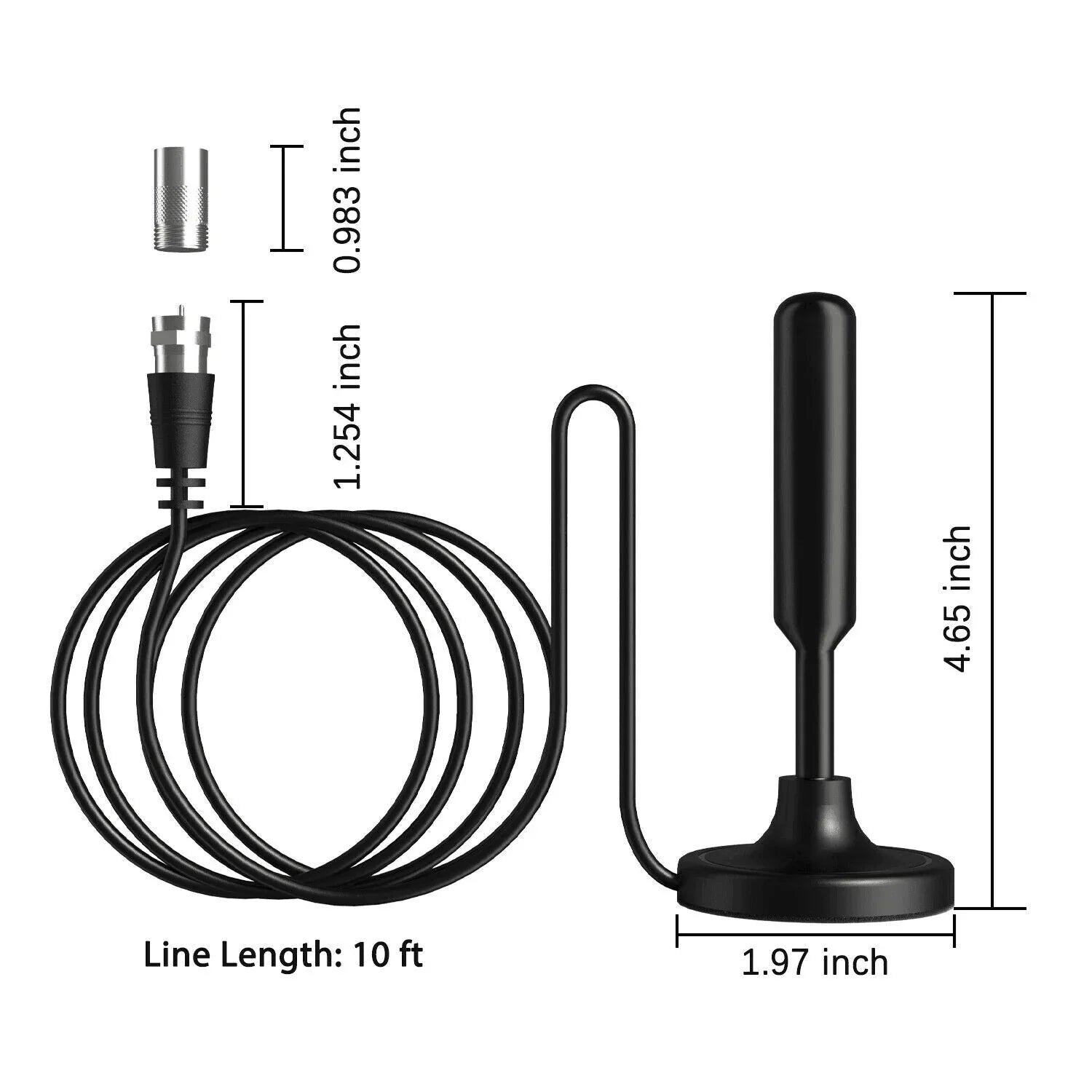300 Miles TV Antenna 4K Long Range Digital HD Antenna Indoor - Jewelry Store by Erik Rayo