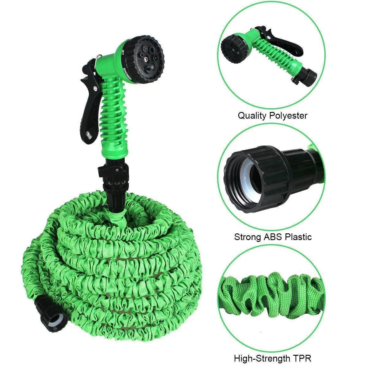 Expanding Expandable Flexible Garden Water Hose w Spray Nozzle 25, 50, 75, 100FT - Jewelry Store by Erik Rayo
