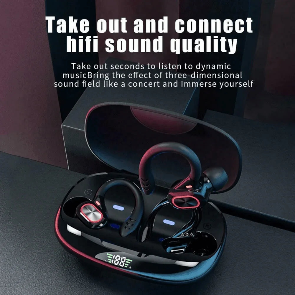 Bluetooth Headset 5.1 True Wireless Earphones Earbuds Headphones HiFi Sport TWS - Jewelry Store by Erik Rayo