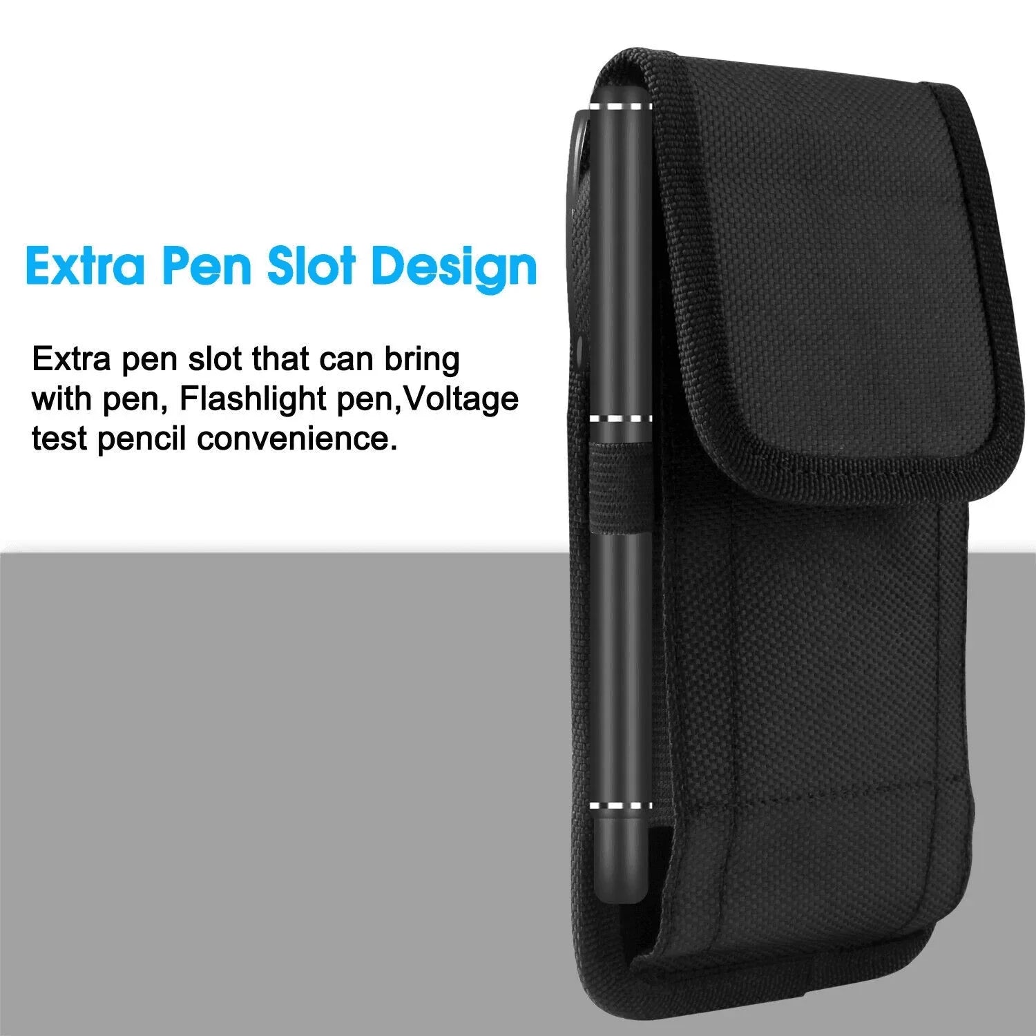 Vertical Cell Phone Holster Pouch Wallet Case With Belt Clip For iPhone Samsung - Jewelry Store by Erik Rayo