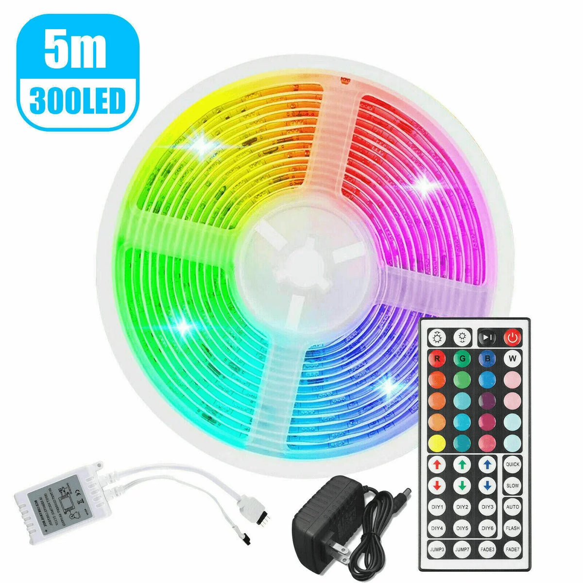 32FT LED Strip Lights Remote Control Bedroom Waterproof for Indoor Outdoor Use - Jewelry Store by Erik Rayo