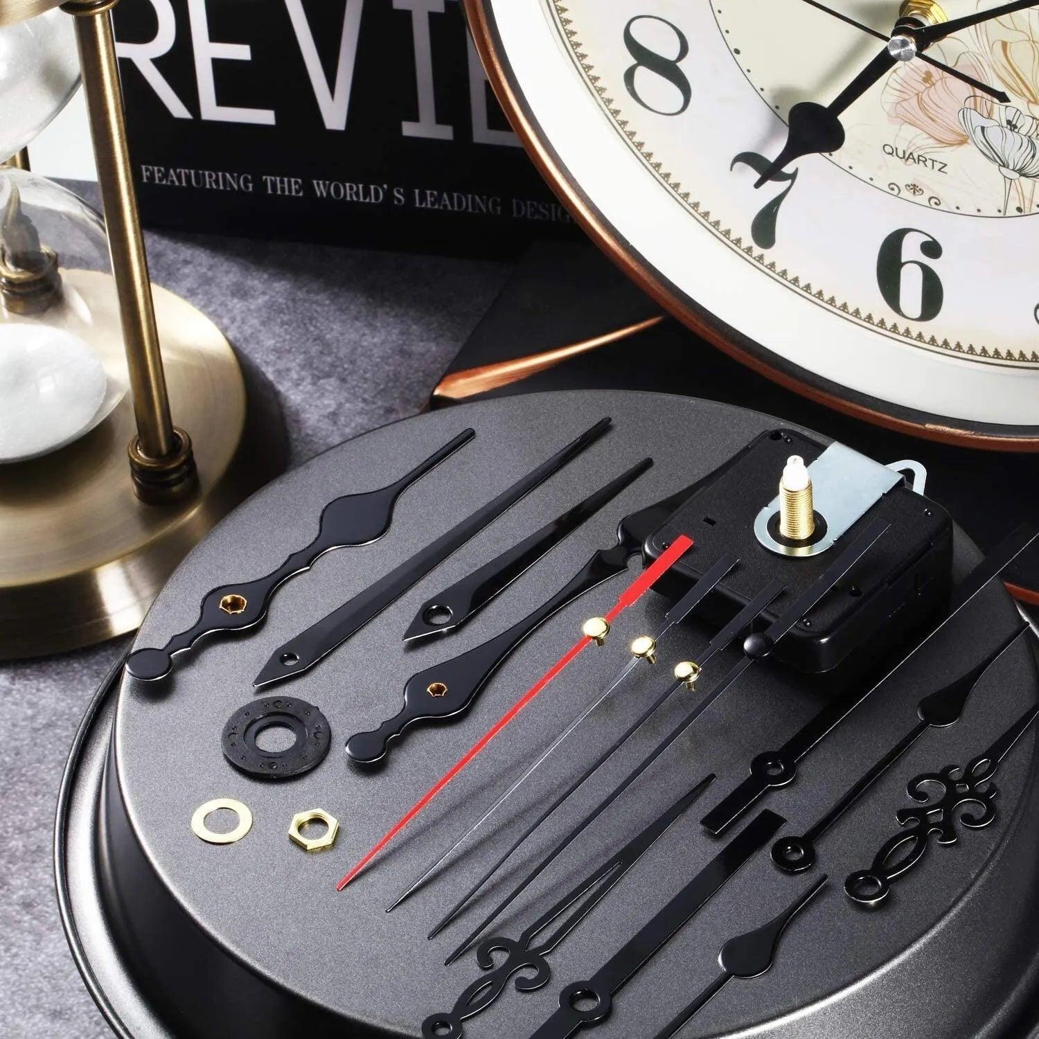 DIY Clock Movement Quartz Mechanism Wall Replacement Repair Tool Parts Hands Kit - Jewelry Store by Erik Rayo