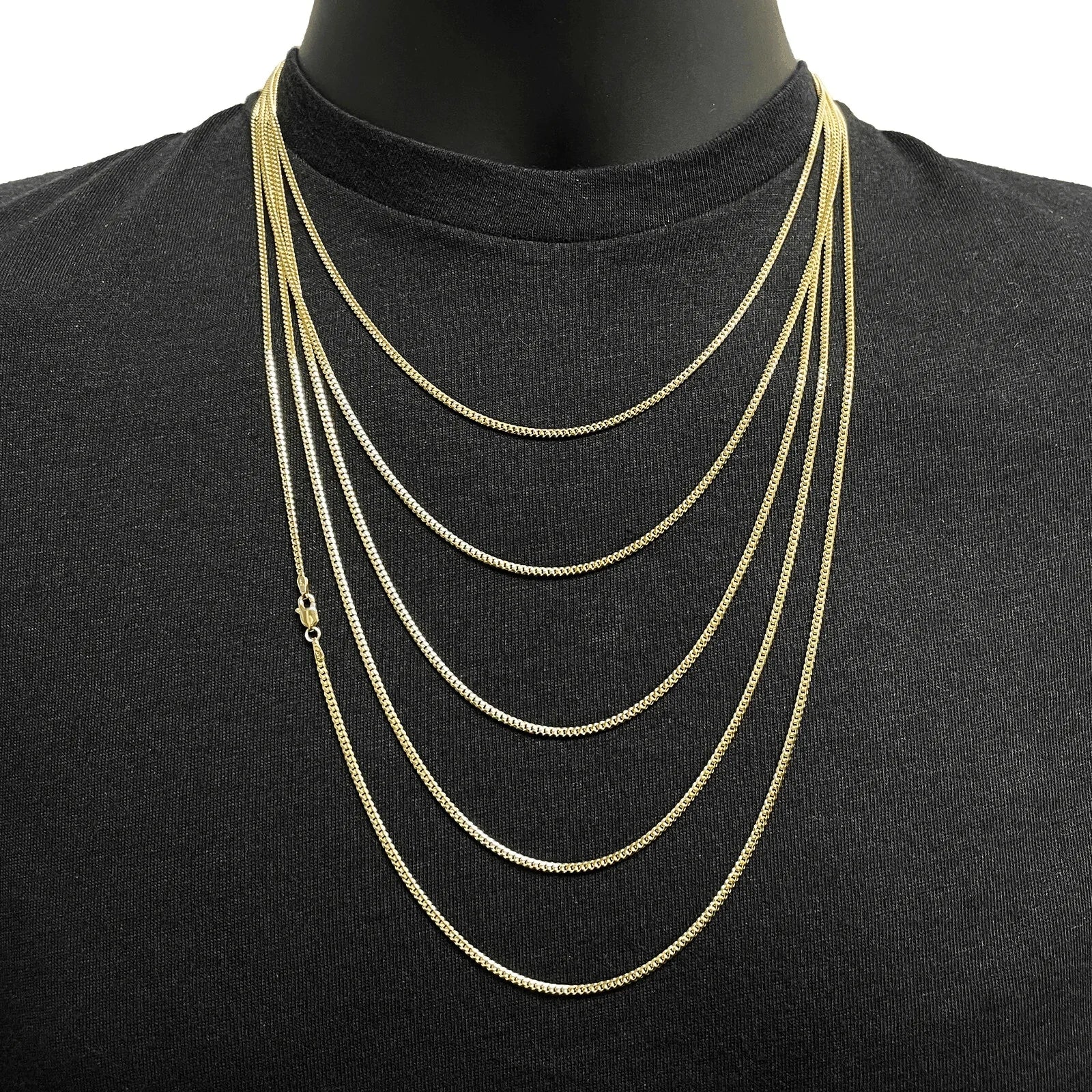 Italian 14k Yellow Gold Solid Miami Cuban Chain Necklace 2mm 22" 7.3 grams - Jewelry Store by Erik Rayo