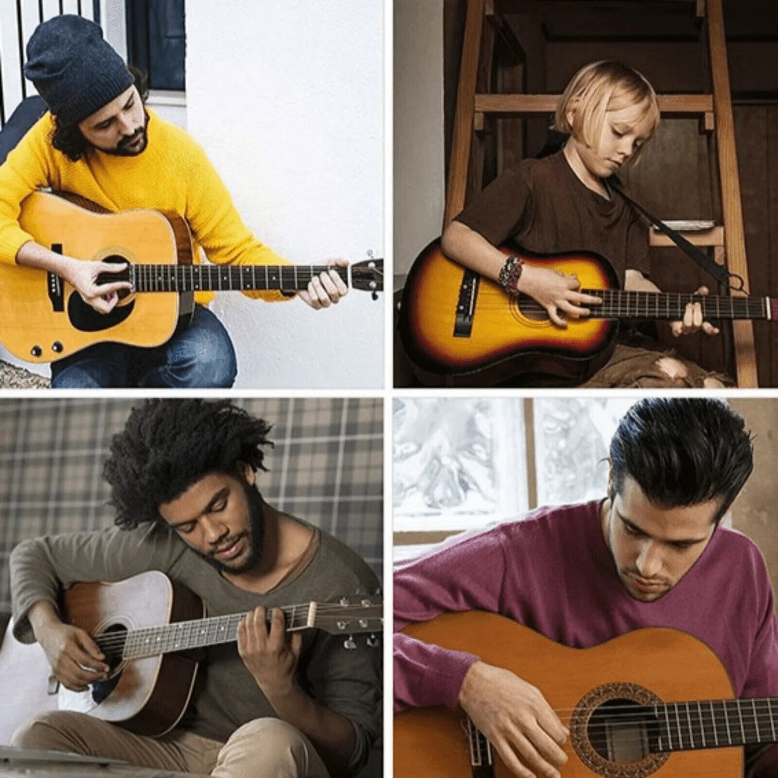 3 Sets of 6 Guitar Strings Replacement Steel String For Acoustic Guitar 1st-6th - Jewelry Store by Erik Rayo