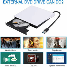 Load image into Gallery viewer, Slim External CD DVD Drive USB 3.0 Disc Player Burner Writer For Laptop PC Mac
