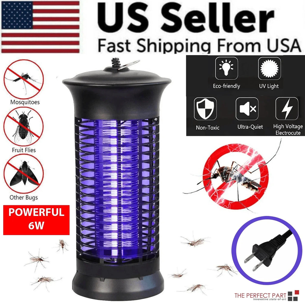 Electric Fly Gnat Killer Lamp Pests Fly Insect Trap Mosquito Bug Zapper 4,000V - Jewelry Store by Erik Rayo