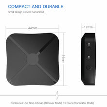 Load image into Gallery viewer, Bluetooth Transmitter Receiver Wireless Adapter 2 in 1 - TV Home Stereo A2DP Audio
