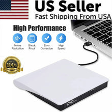 Load image into Gallery viewer, Slim External CD DVD Drive USB 3.0 Disc Player Burner Writer For Laptop PC Mac
