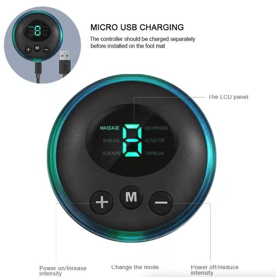 EMS Foot Massager Leg Reshaping Electric Deep Kneading Muscle Pain Relax Machine - Jewelry Store by Erik Rayo