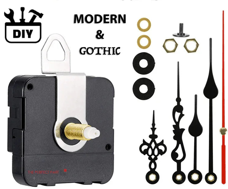 DIY Clock Parts Movement Quartz Mechanism Wall Replacement Repair Tool Hands Kit - Jewelry Store by Erik Rayo