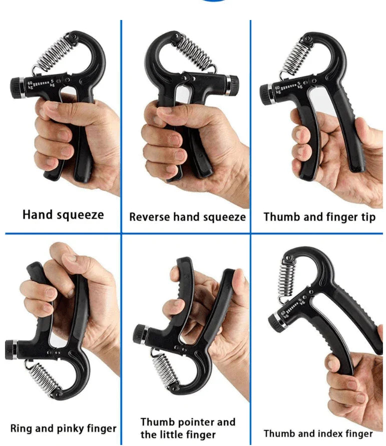 Hand Grip Strength Power Trainer Gripper Strengthener Adjustable Gym Exerciser - Jewelry Store by Erik Rayo