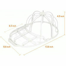 Load image into Gallery viewer, 3 Pack Hat Washer Baseball Cap Cleaner Machine Washing Cage Holder Frame Net New
