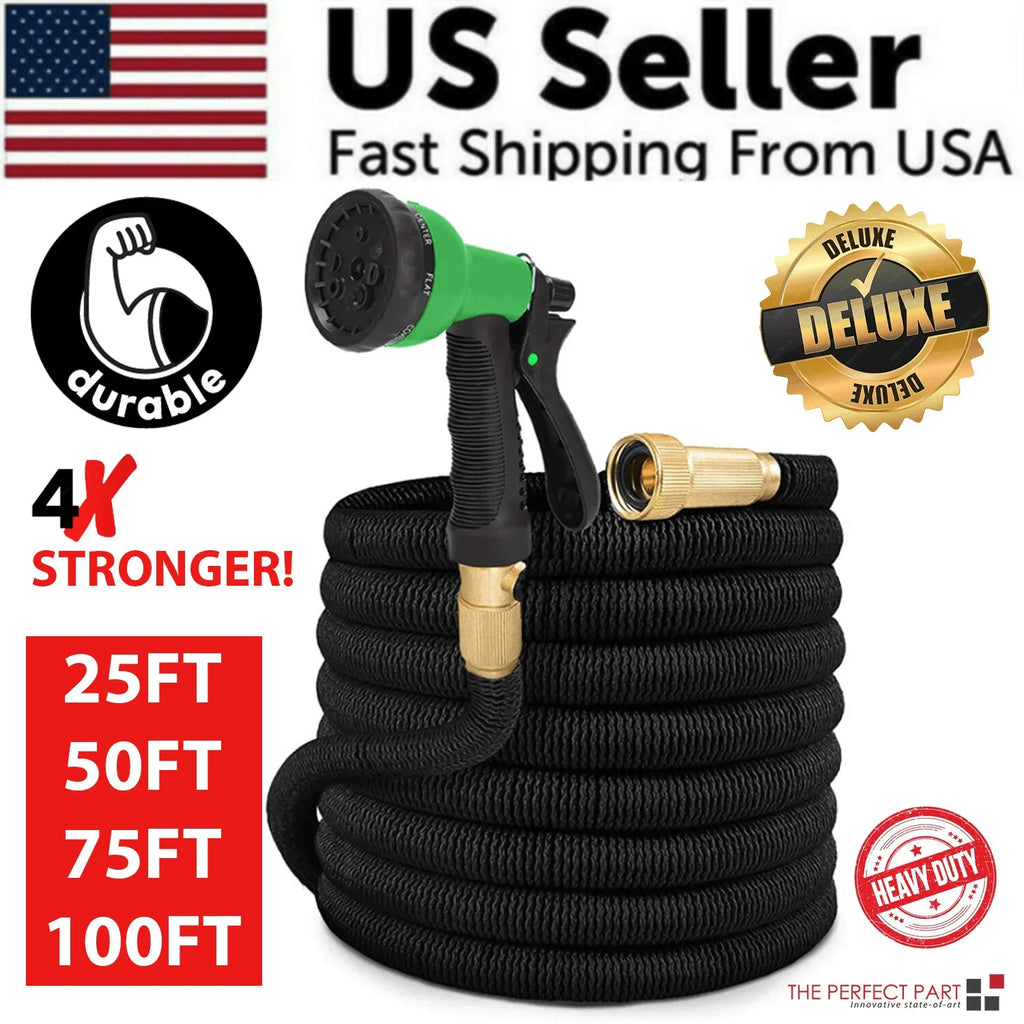 4X Stronger Deluxe Expandable Flexible Garden Hose Water Hose 25, 50, 75, 100FT - Jewelry Store by Erik Rayo
