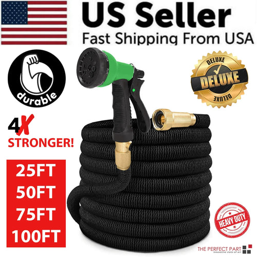4X Stronger Deluxe Expandable Flexible Garden Hose Water Hose 25, 50, 75, 100FT - Jewelry Store by Erik Rayo