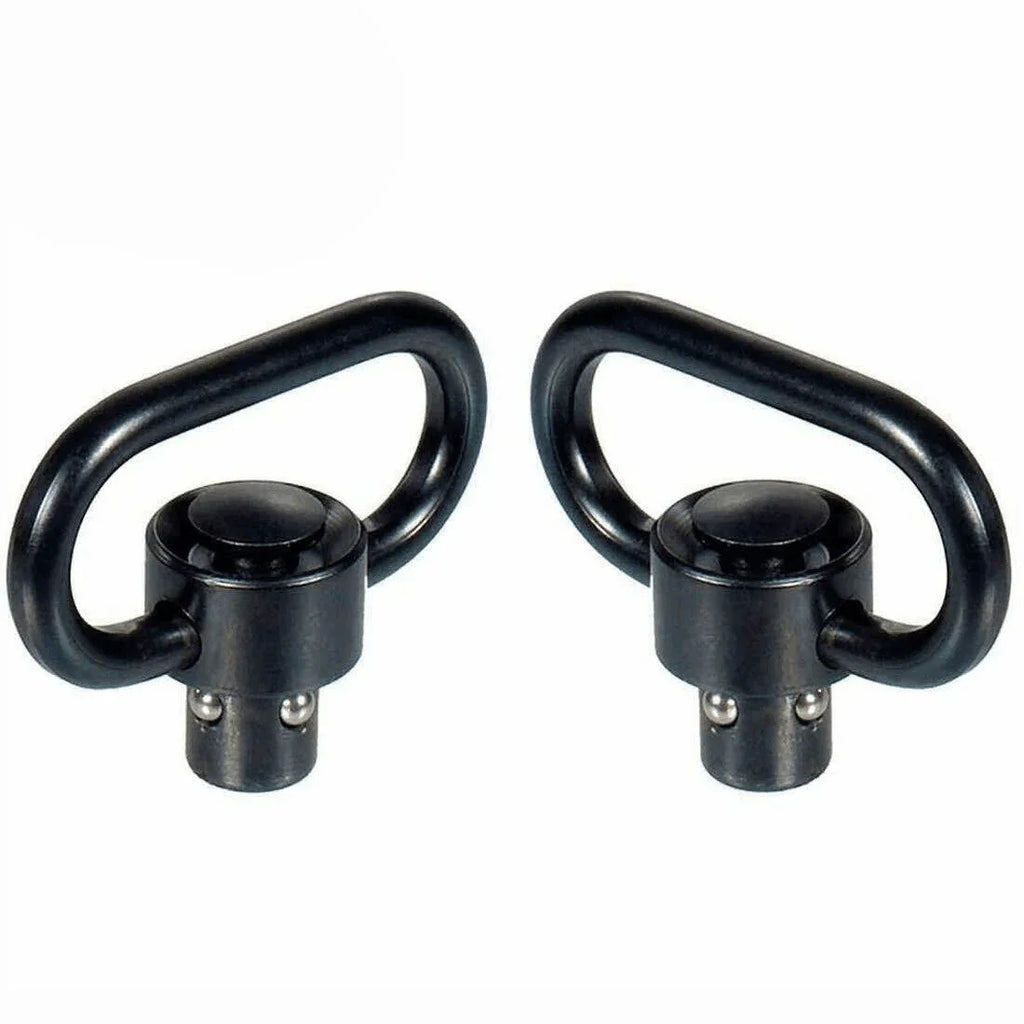 2PCS Heavy Duty Flush Push Button Quick Detach 1.25" Rifle QD Sling Swivel Mount - Jewelry Store by Erik Rayo