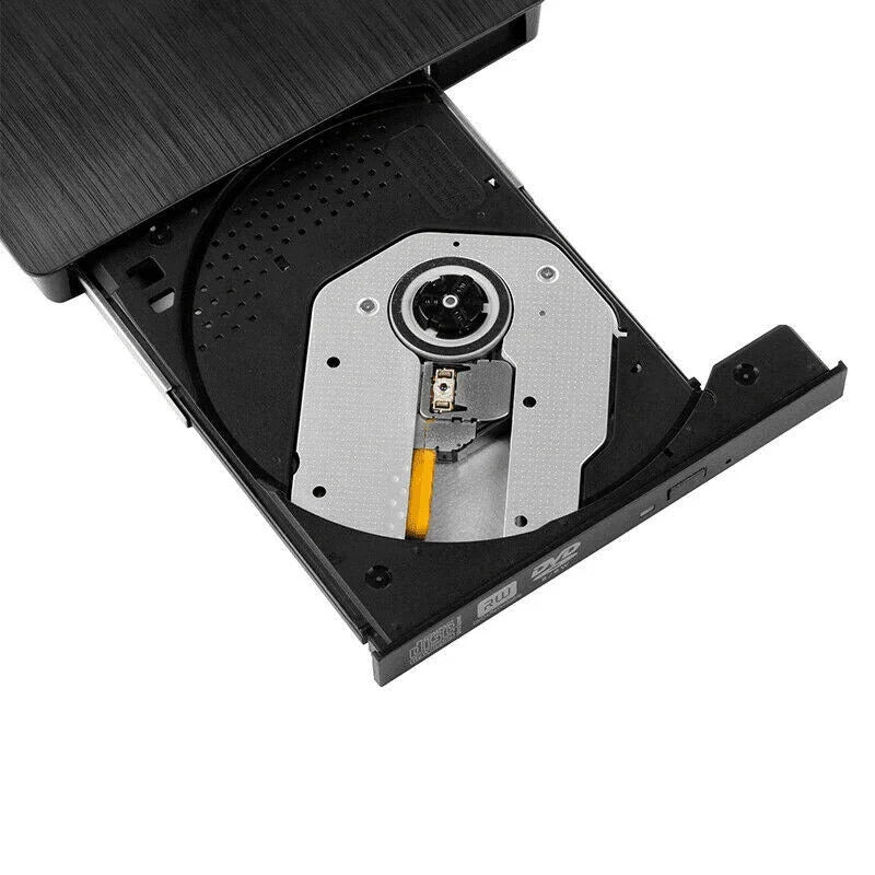 Slim External CD DVD RW Drive USB 3.0 Writer Burner Player Black For Laptop PC - Jewelry Store by Erik Rayo