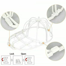 Load image into Gallery viewer, 3 Pack Hat Washer Baseball Cap Cleaner Machine Washing Cage Holder Frame Net New
