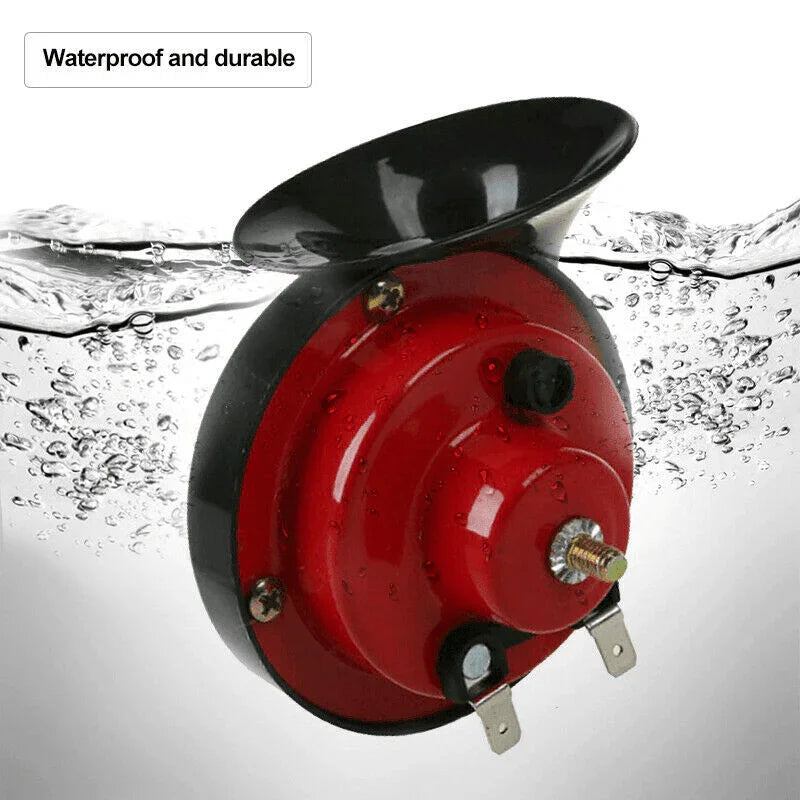 2PC 12V 300DB Super Loud Train Air Horn Waterproof Motorcycle Car Truck SUV Boat - Jewelry Store by Erik Rayo