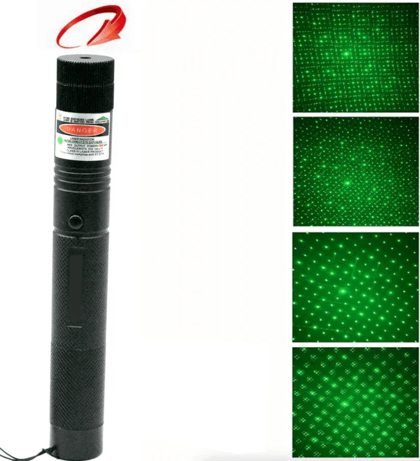 900Miles Rechargeable Lazer Green Laser Pointer Pen Astronomy Visible Beam Light - Jewelry Store by Erik Rayo