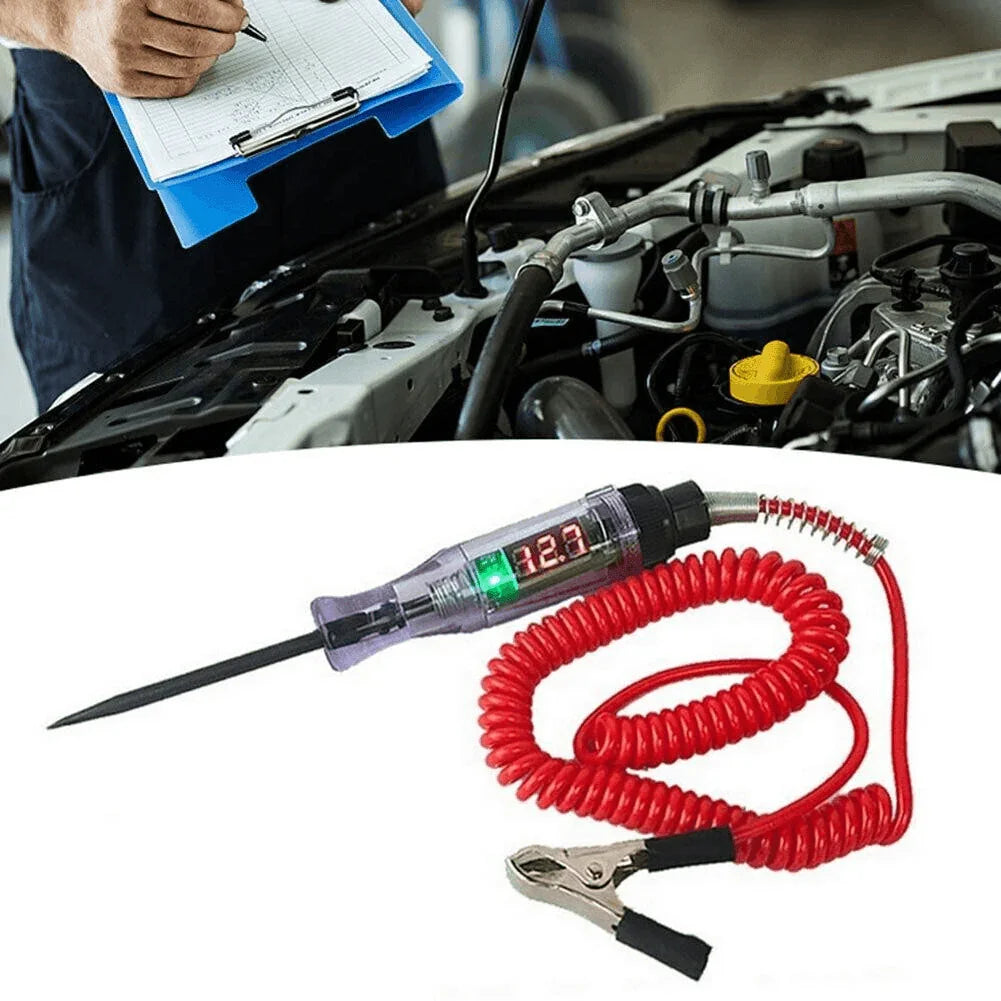 Digital Electric Voltage Circuit Tester Automotive Test Light Car Truck 6-24V US - Jewelry Store by Erik Rayo