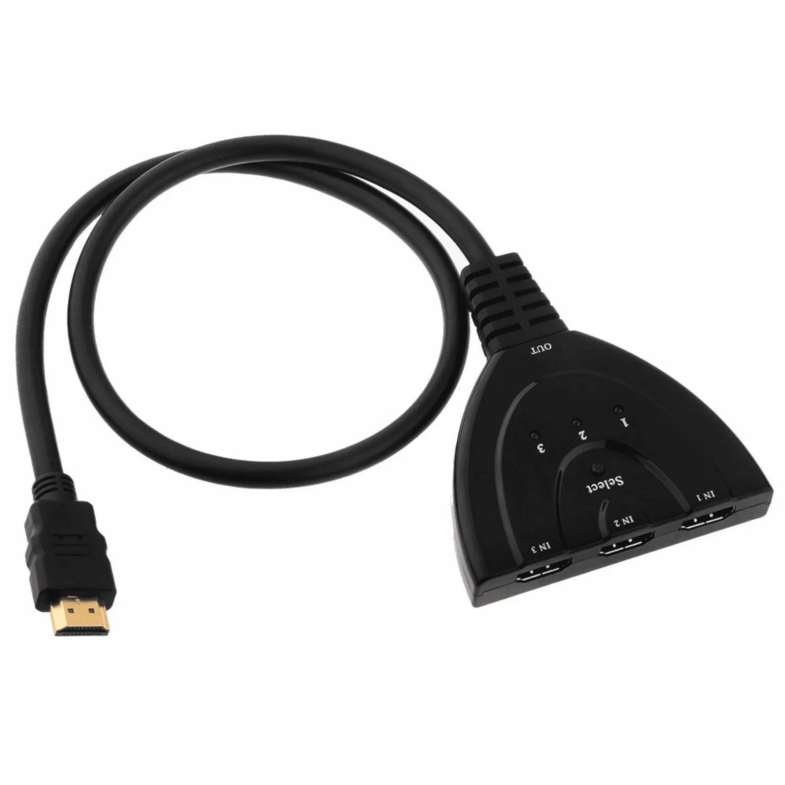 3 Port HDMI Splitter Cable 1080P Switch Switcher HUB Adapter for HDTV PS4 Xbox - Jewelry Store by Erik Rayo