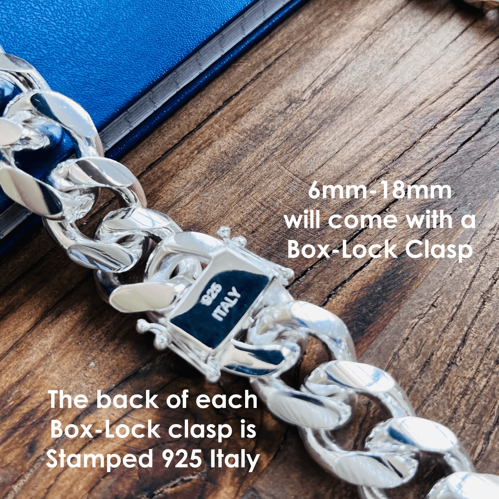 925 Silver Miami Cuban Chains for Men and Women Real Solid Italian 925 Sterling Silver Necklaces - Jewelry Store by Erik Rayo