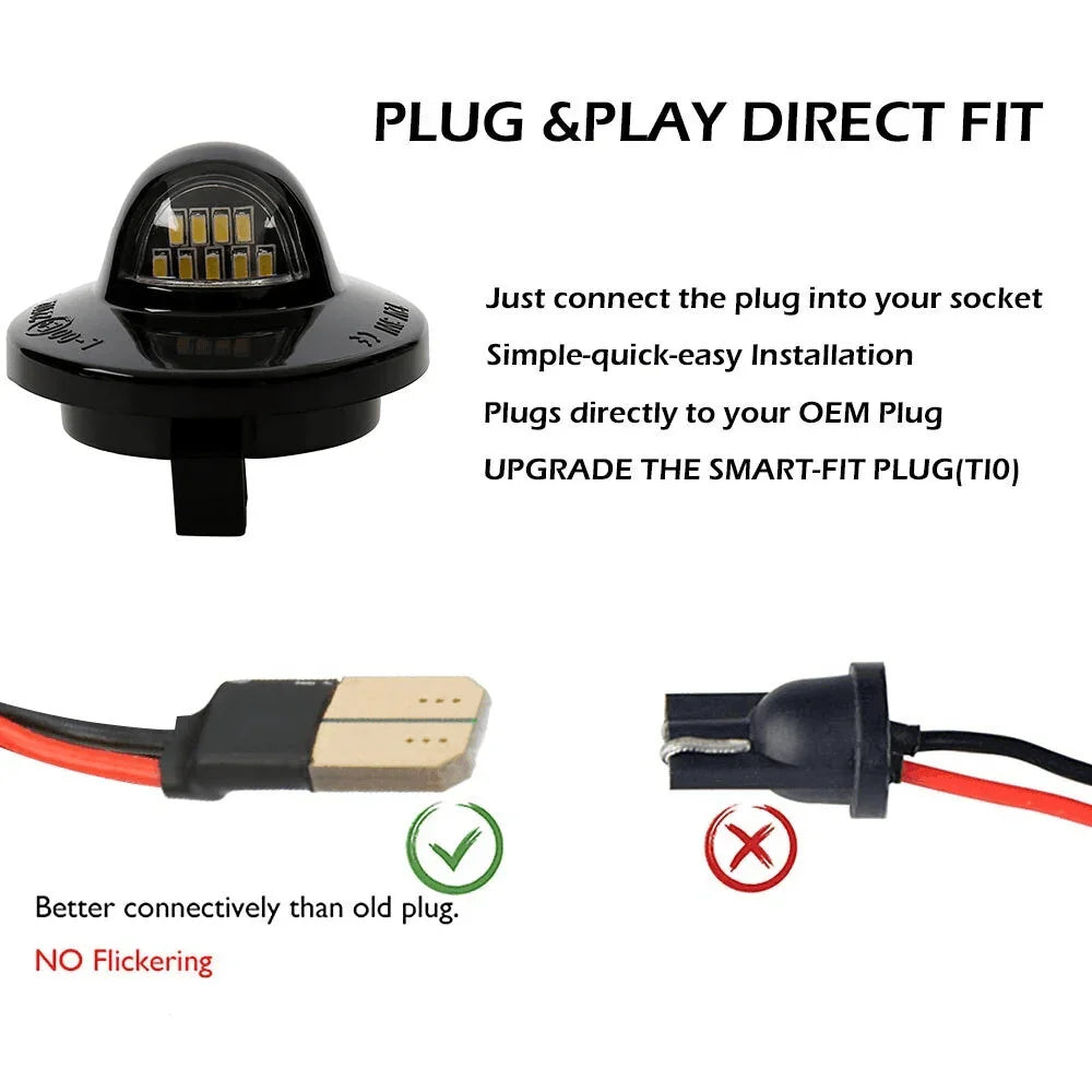 2X LED License Plate Light Rear Bumper Tag Assembly Lamp For Ford F150 F250 F350 - Jewelry Store by Erik Rayo