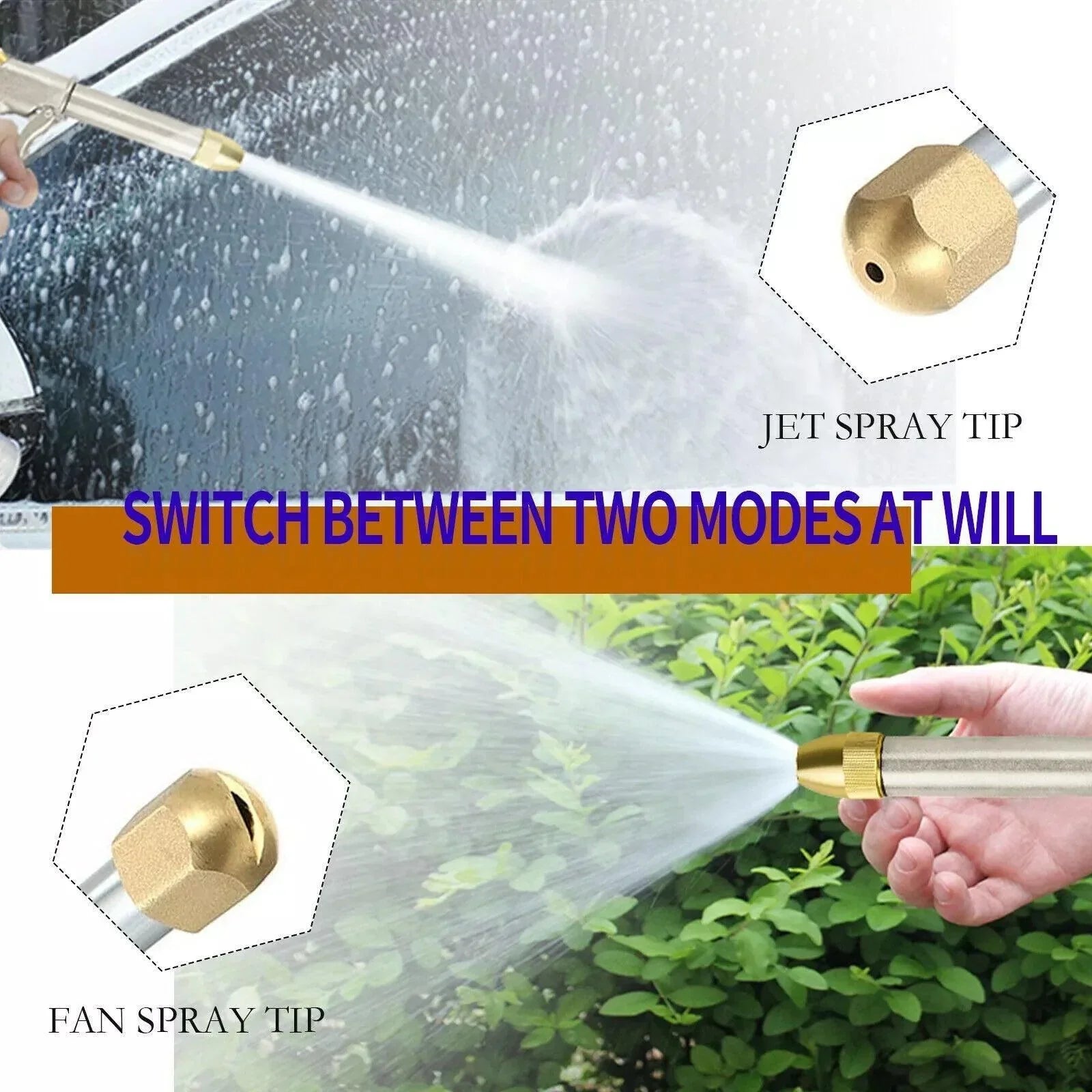 High Pressure Power Washer Water Spray Gun Nozzle Wand Attachment Garden Hose - Jewelry Store by Erik Rayo