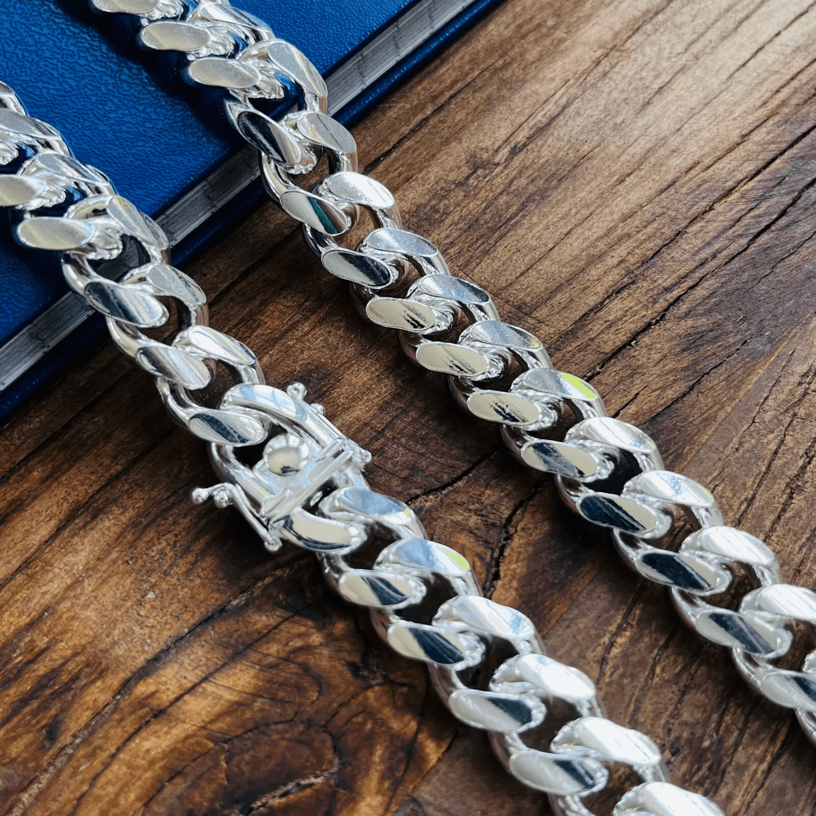 925 Silver Miami Cuban Chains for Men and Women Real Solid Italian 925 Sterling Silver Necklaces - Jewelry Store by Erik Rayo