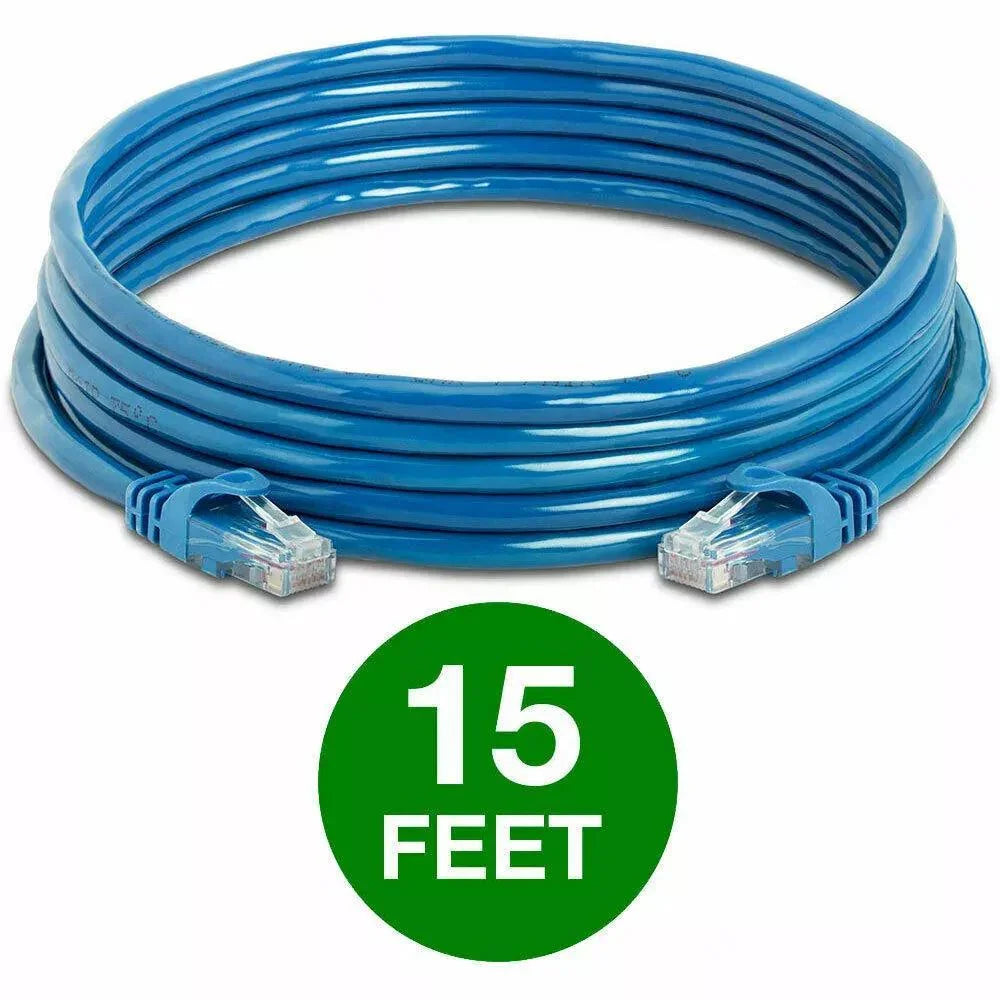 CAT 6 Ethernet Cable Lan Network CAT6 Internet Modem Blue RJ45 Patch Cord LOT - Jewelry Store by Erik Rayo