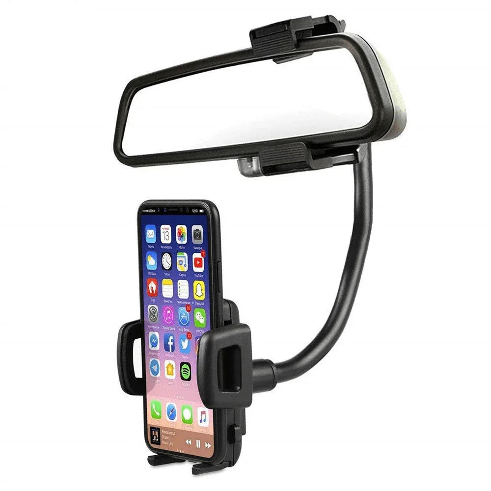 Universal 360° Car Rearview Mirror Mount Stand Holder Cradle For Cell Phone GPS - Jewelry Store by Erik Rayo