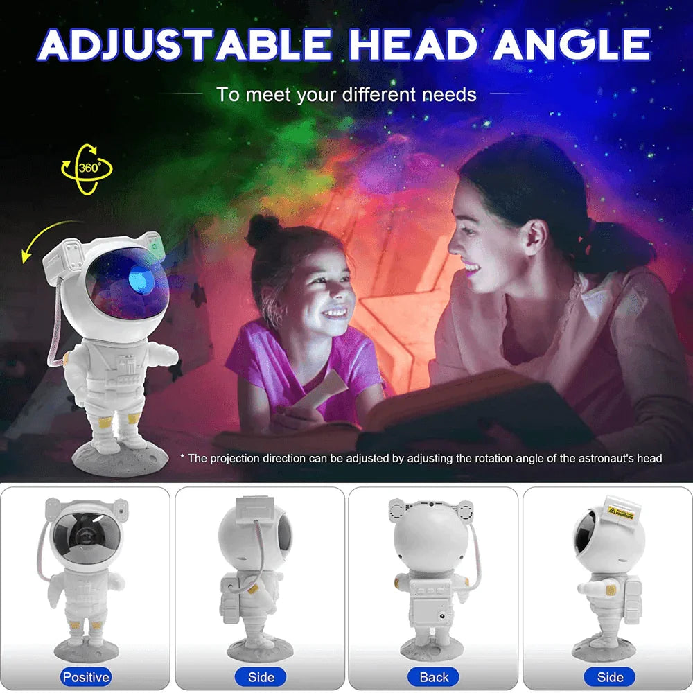 Astronaut Projector Galaxy Starry Sky Night Light Ocean Star LED Lamp Remote - Jewelry Store by Erik Rayo