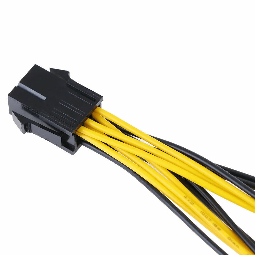 PCI-E 6-pin to 2x 6+2-pin (6-pin/8-pin) Power Splitter Cable PCIE PCI Express US - Jewelry Store by Erik Rayo
