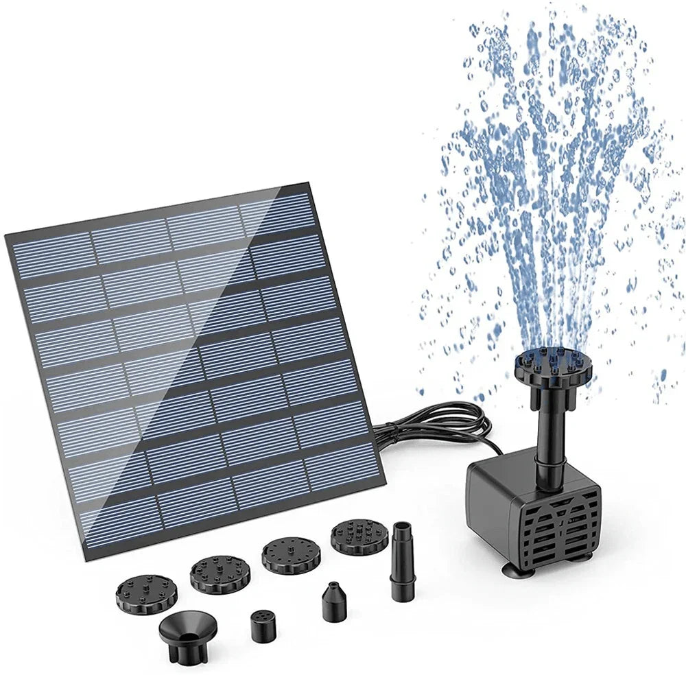 Solar Power Fountain Submersible Floating Water Pump Bird Bath Pond Garden Pool - Jewelry Store by Erik Rayo