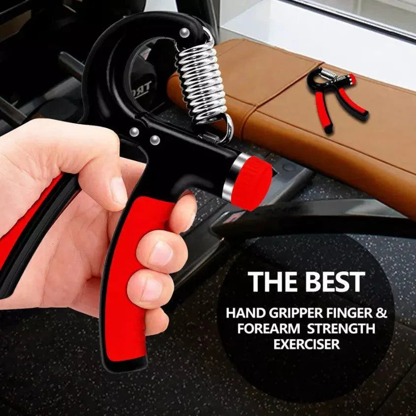 Hand Grip Strength Power Trainer Gripper Strengthener Adjustable Gym Exerciser - Jewelry Store by Erik Rayo
