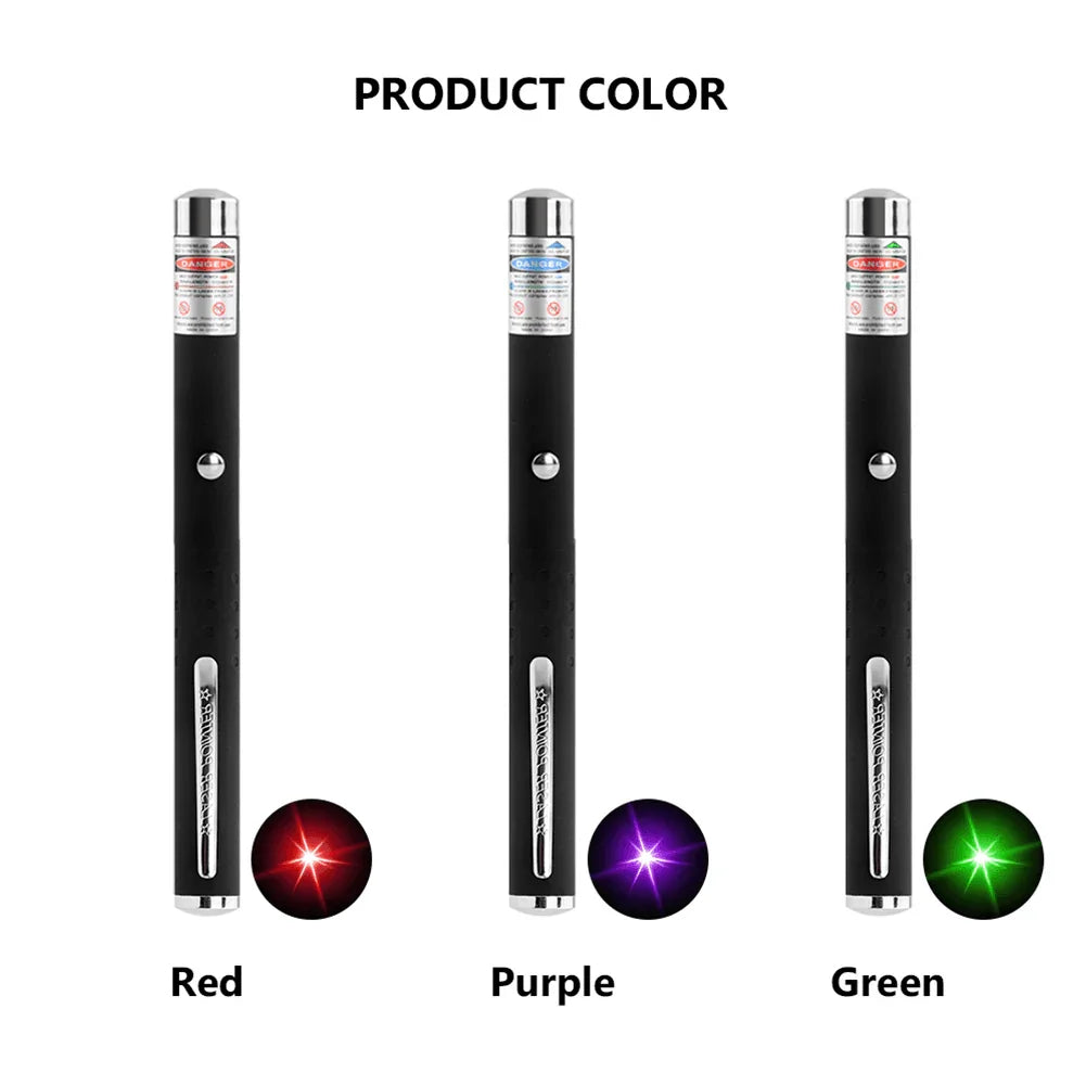 3 Pack 900 Mile Laser Pointer Pen Green Blue Red Light Visible Beam Lazer - Jewelry Store by Erik Rayo