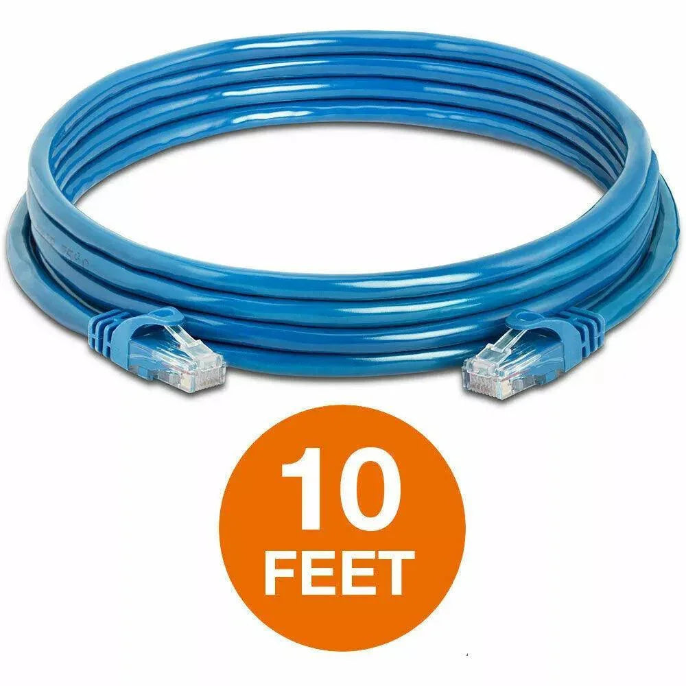 CAT 6 Ethernet Cable Lan Network CAT6 Internet Modem Blue RJ45 Patch Cord LOT - Jewelry Store by Erik Rayo