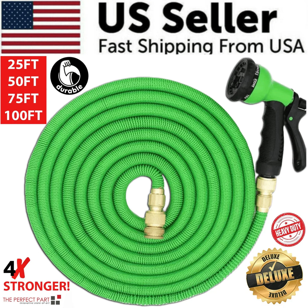 4X Stronger Deluxe Expandable Flexible Garden Hose Water Hose 25, 50, 75, 100FT - Jewelry Store by Erik Rayo
