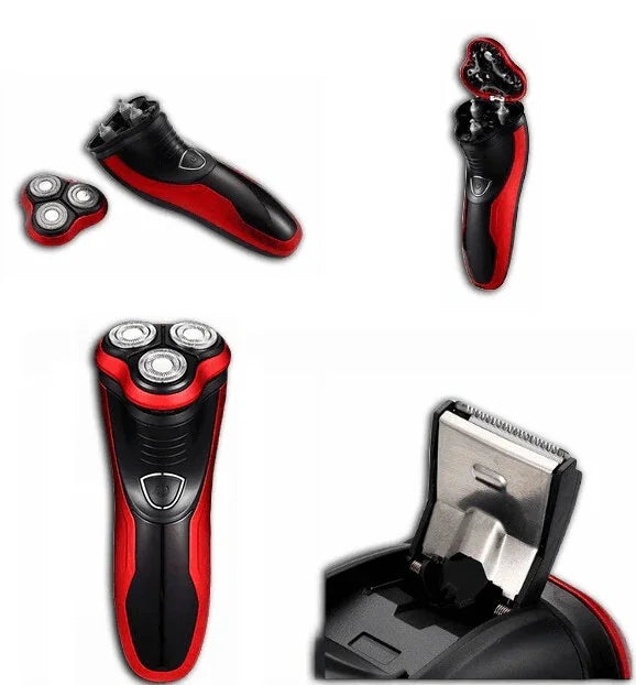 Men's Razor Rotary Waterproof Electric Shaver Pop-Up Trimmer Wet Dry Cordless - Jewelry Store by Erik Rayo
